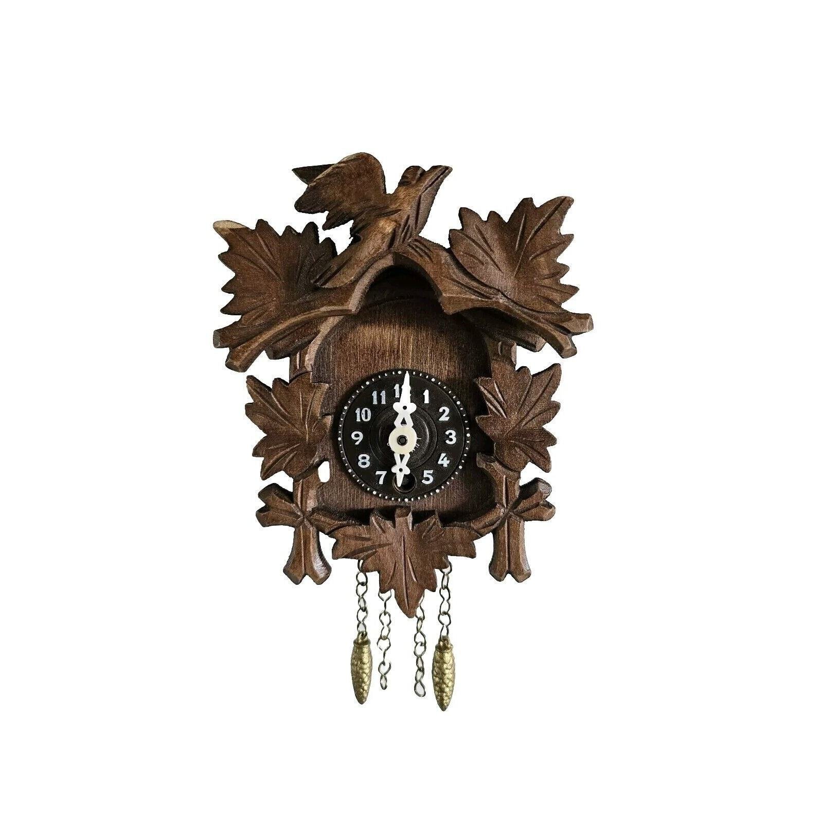 Hand-carved Mechanical German Cuckoo Clock Engstler