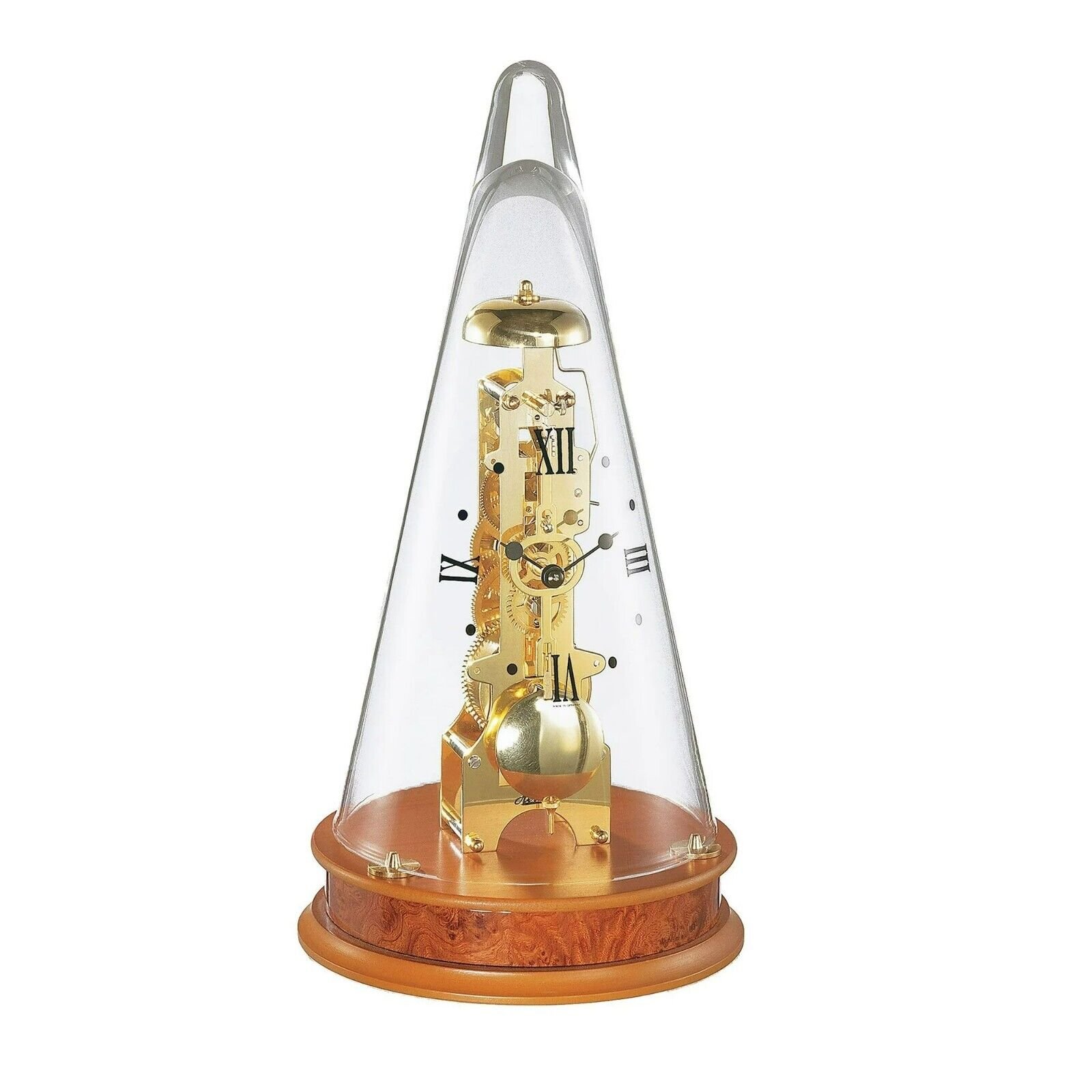 Hermle Leyton Mantel Clock Cherry Base
