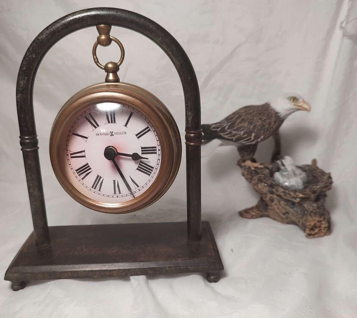 Howard Miller Hanging Pocket Watch Style Clock Masculine Design