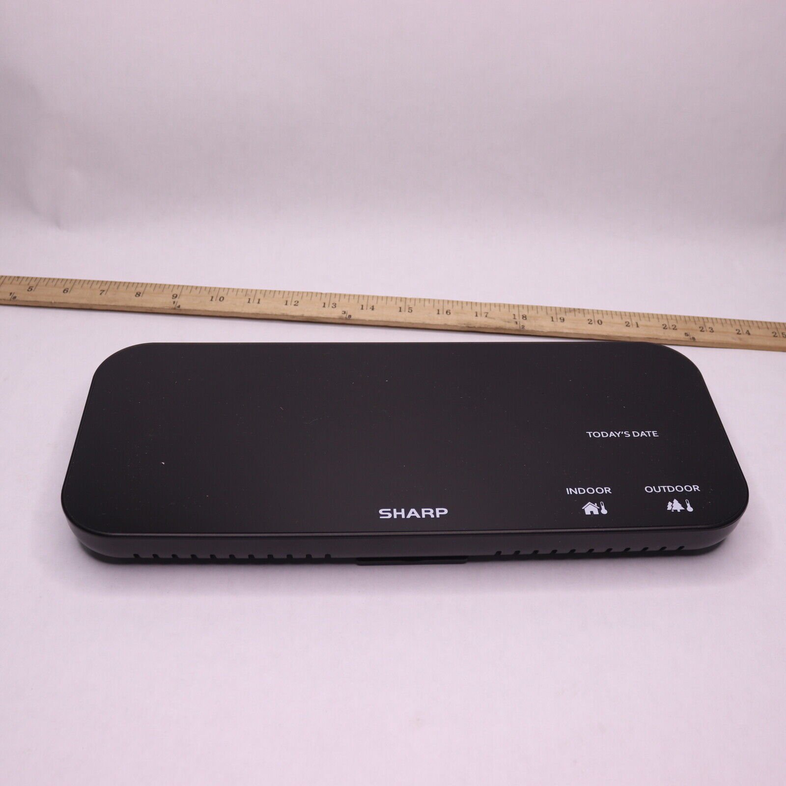 Jumbo Display Digital Wall Clock with Outdoor/Indoor Temperature & Calendar