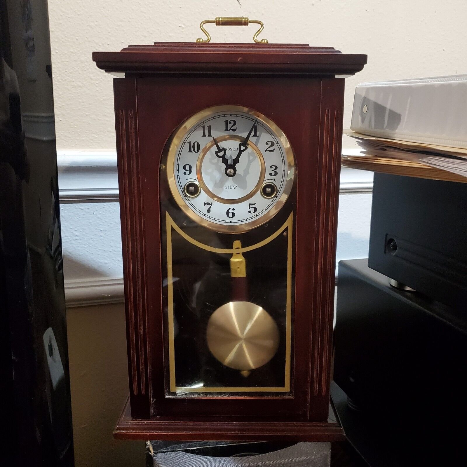 Kassel 31 Day Wall Clock Mechanical Movement And Gong Chime