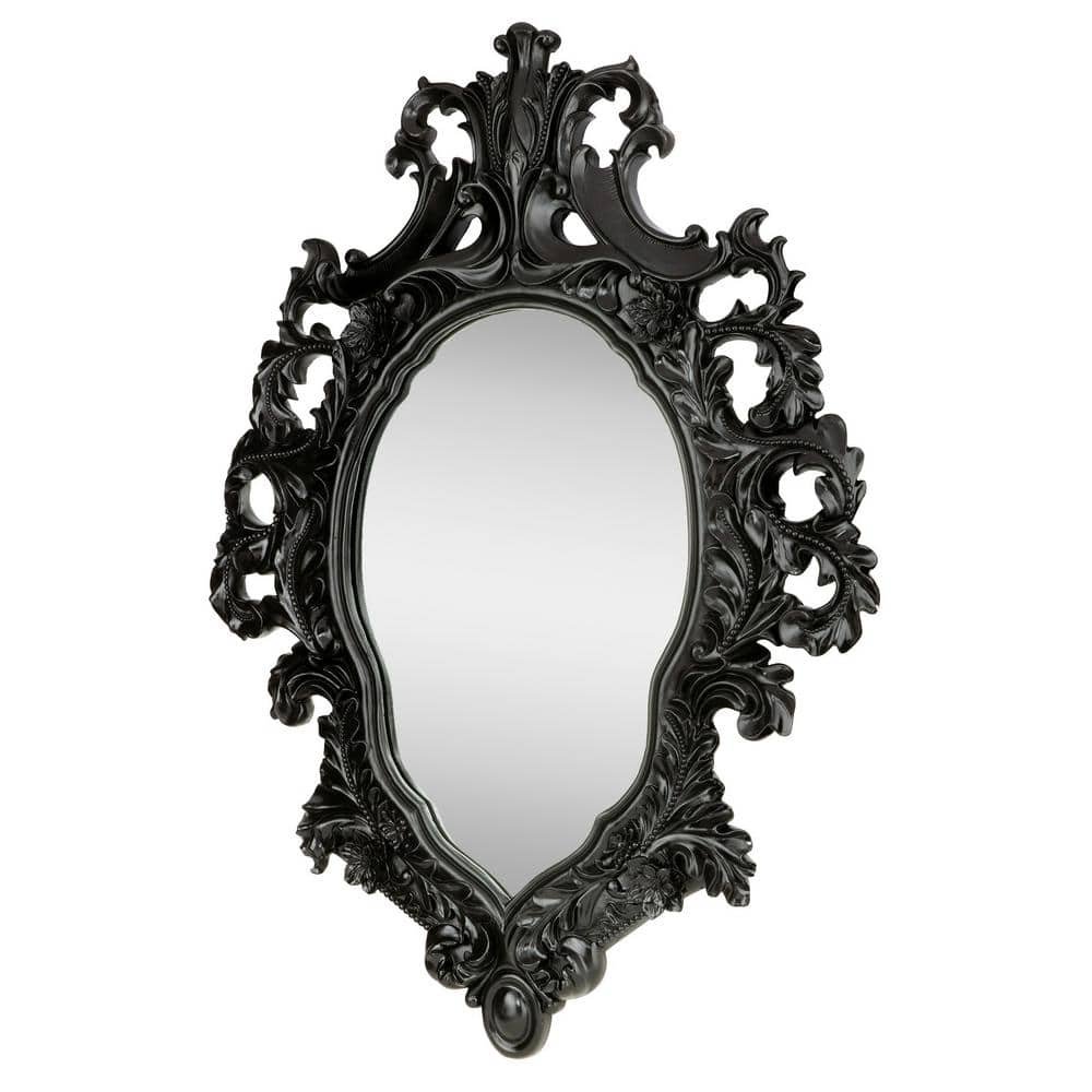 Madame Antoinette Ebony Salon 28 in. W x 36.5 in. H Polyresin...