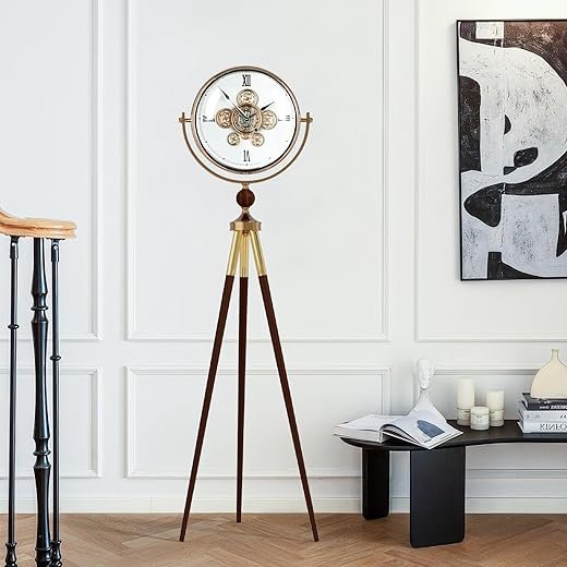 Best Ridgeway Country Maple Curio Floor Clocks