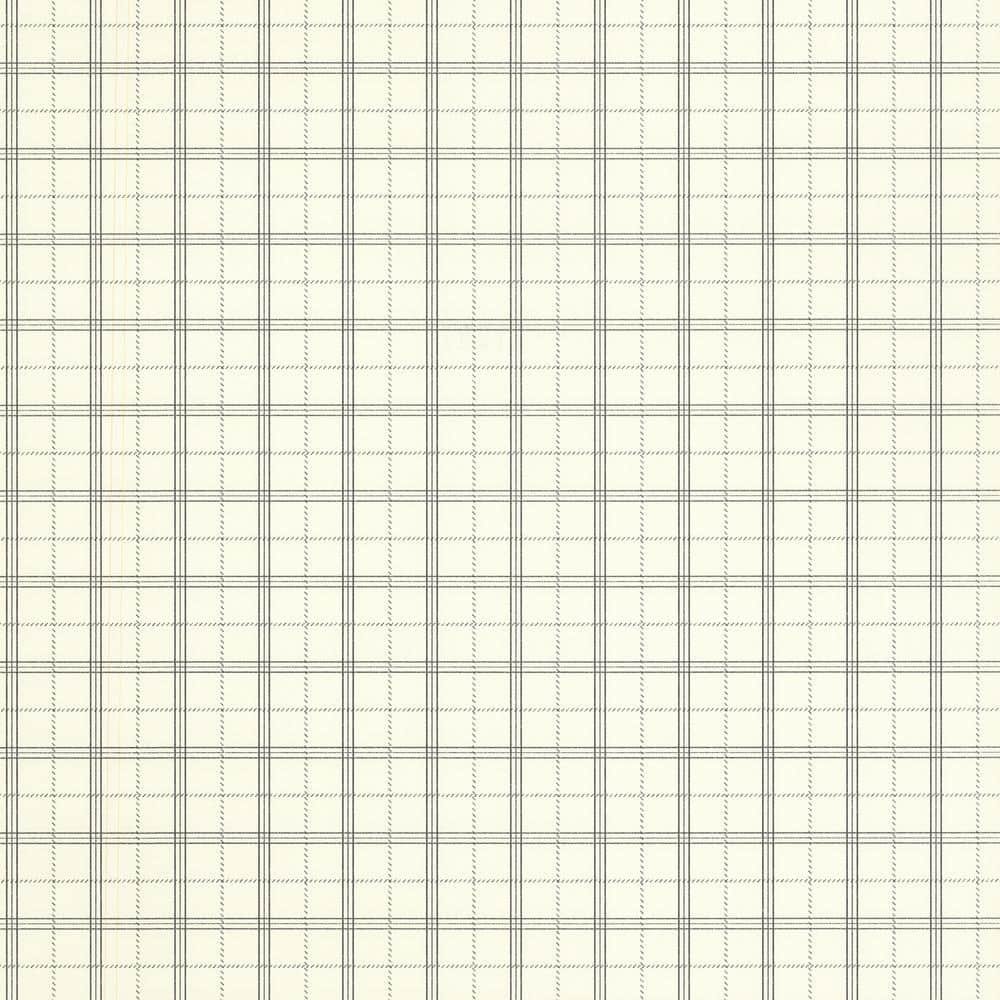 Moore, Meridian Fog Nautical Plaid Paper Non-Pasted Wallpaper Roll (covers 56.4 sq....