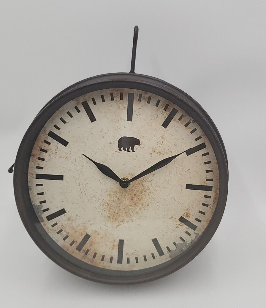 Best Cabin Metal Wall Clocks