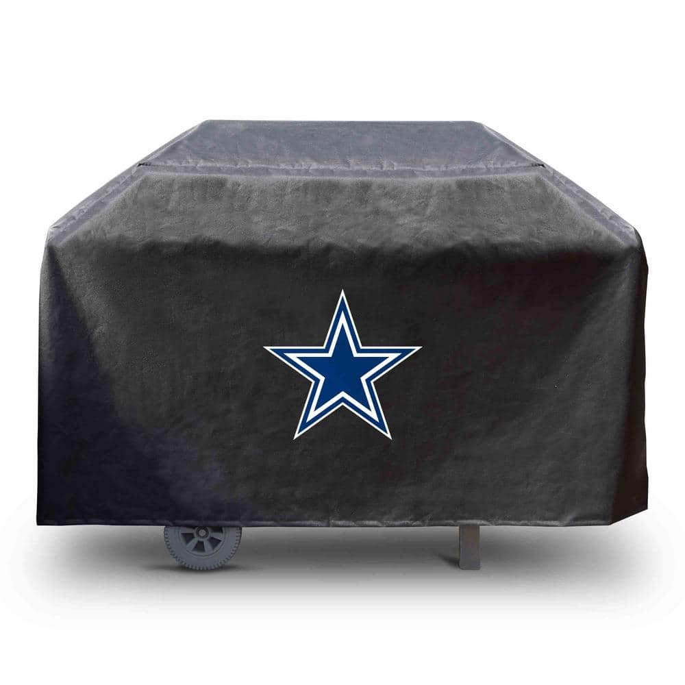NFL-Dallas Cowboys Rectangular Black Grill Cover - 68 in. x 21 in....