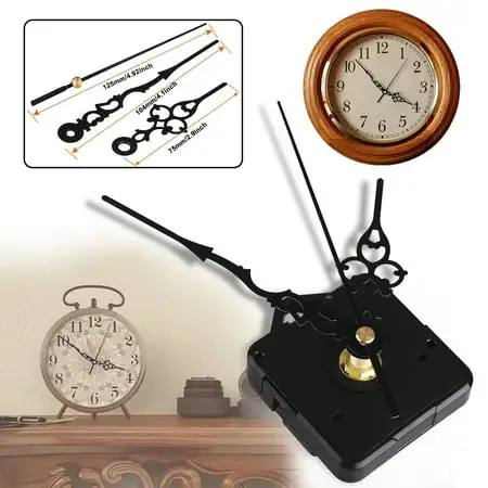 Non Ticking Hands Quartz DIY Wall Clock Movement Mechanism, EEEkit DIY Repair Parts Replacement