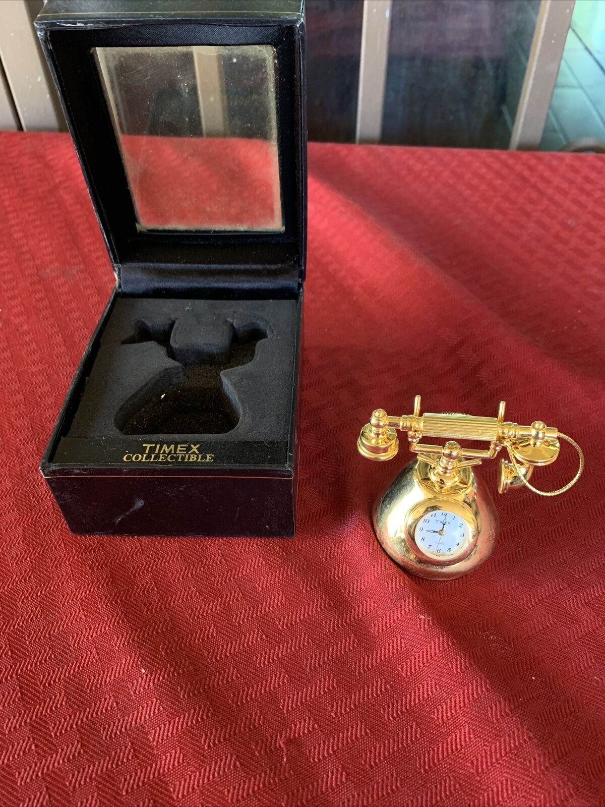 Timex Gold Antique Telephone Clock (Princess Type)