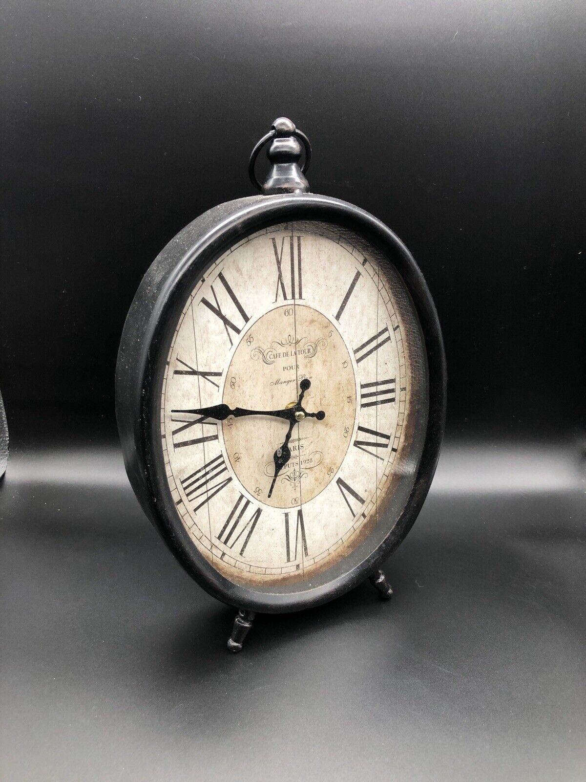 Vintage Style Standing Clock Cafe De La Tour Paris