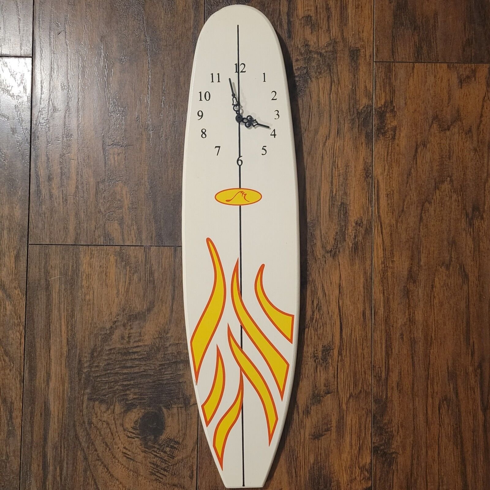 Vintage Surfboard Wall Clock Beachcombers Beach House Retro Beach Bum Coastal