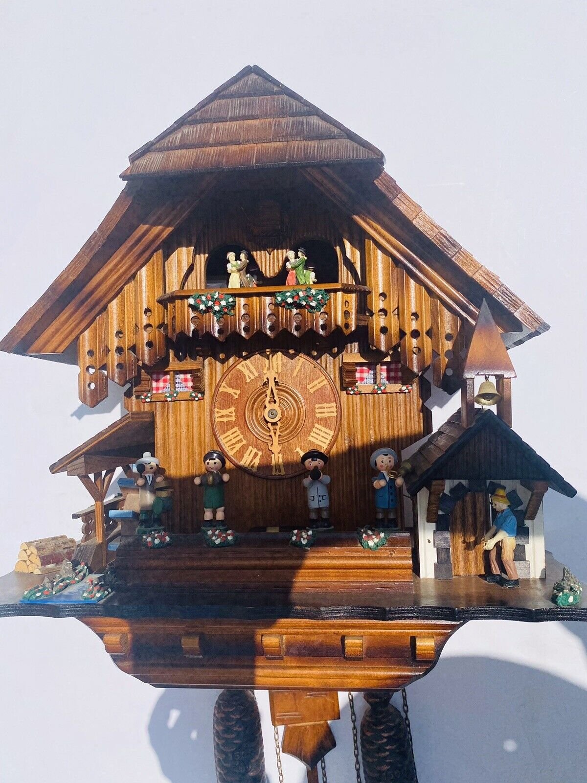 VTG Large 8 Days German Black forest cuckoo clock