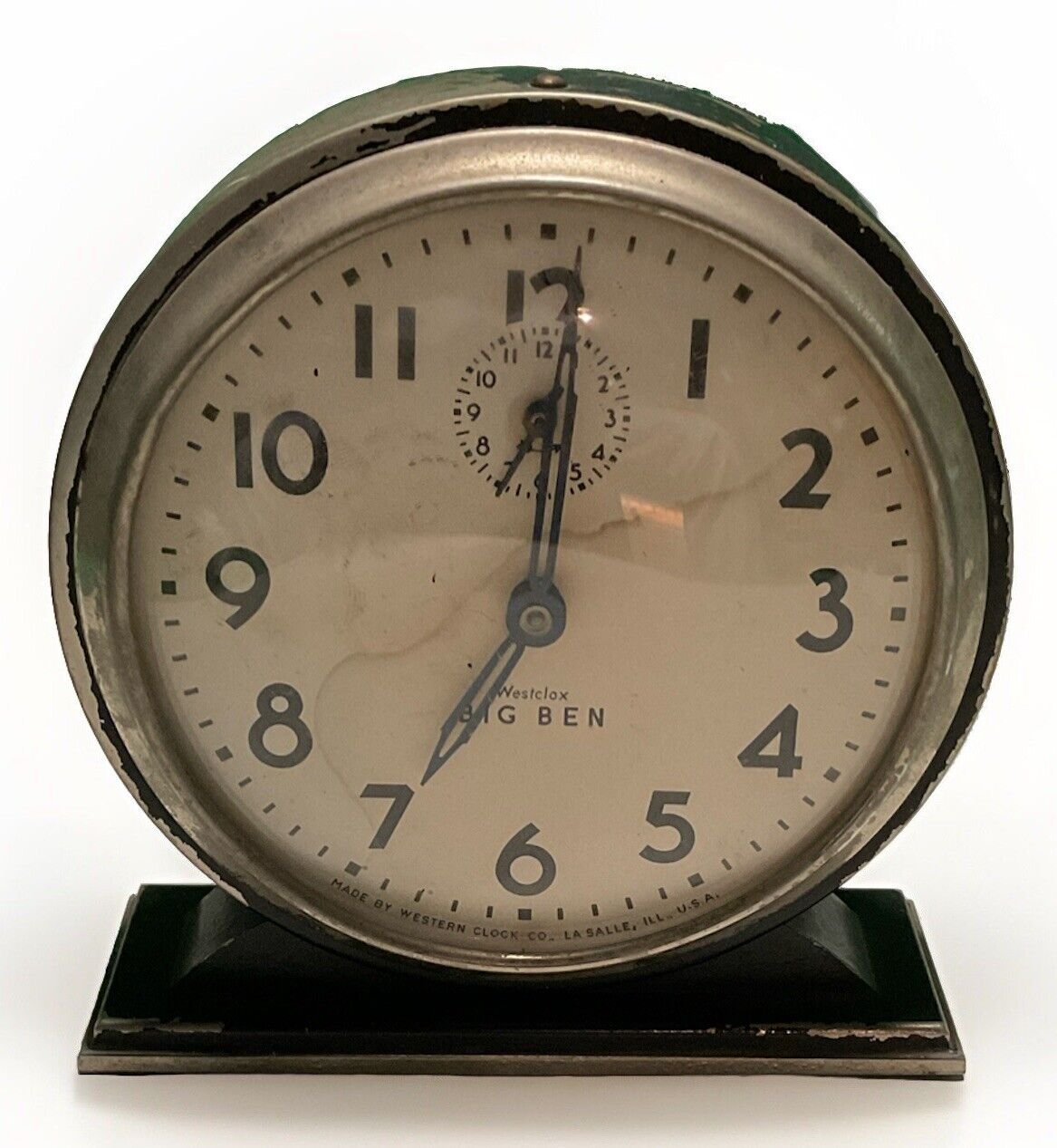 VTG WESTERN CLOCK CO .BIG BEN ALARM CLOCK WIND UP Untested- 1934