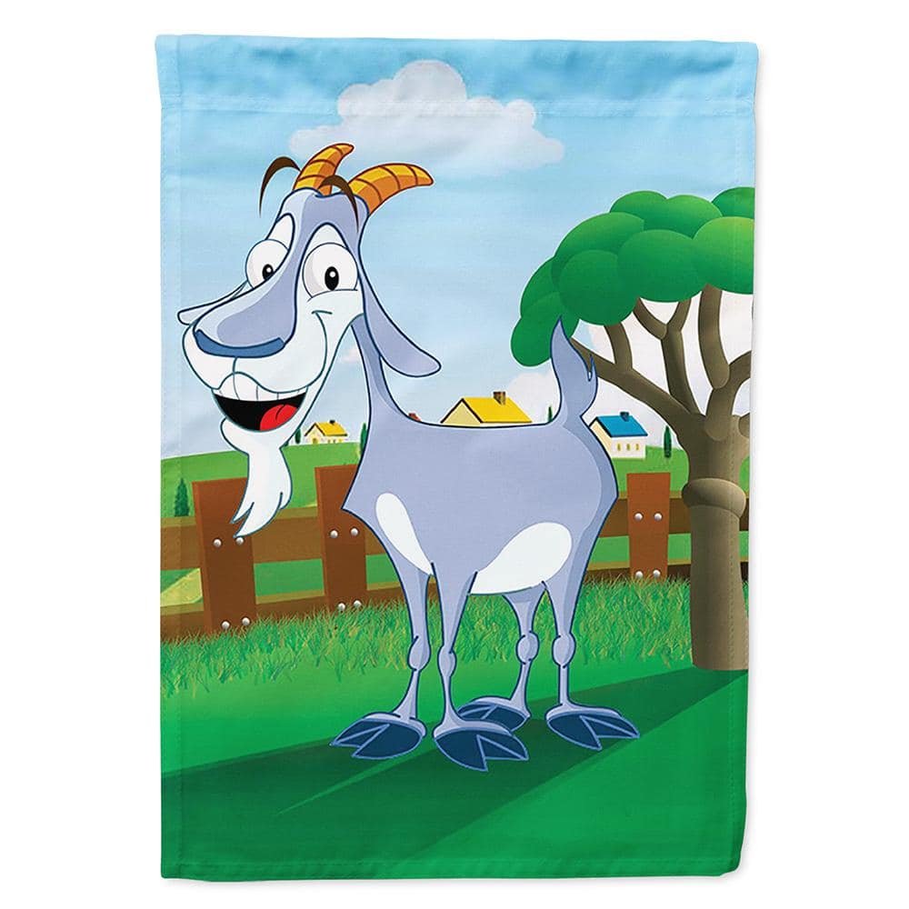 11 in. x 15-1/2 in. Polyester Billy the Goat 2-Sided 2-Ply Garden...