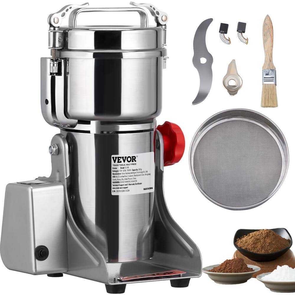 35.3 oz. Electric Blade Grain Mill Coffee Grinder, High Speed 2500W Commercial...