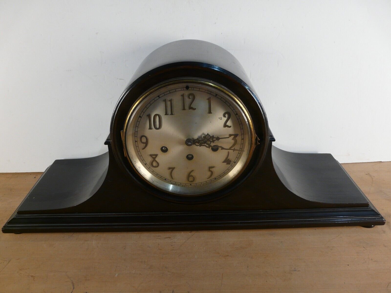 8 DAY TAMBOUR CASE MANTEL CLOCK--SETH THOMAS # 113--ANTIQUE
