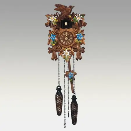 Anton Schneider 9 Inch Quartz Handpainted Flowers Black Forest Cuckoo Clock photo Anton Schneider 9 Inch Quartz Handpainted Flowers Black Forest Cuckoo Clock featured image