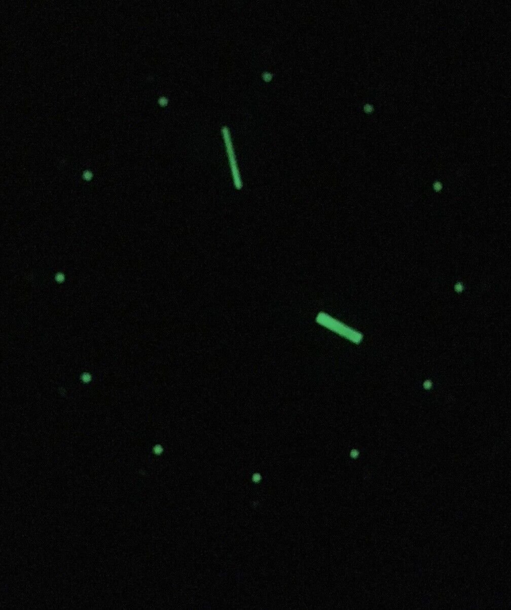 Bulova Brayton MCM Midcentury Vtg Retro Round 70s Alarm Desk Analog Clock Windup