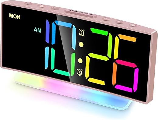 Best Colorful Digital Alarm Clocks