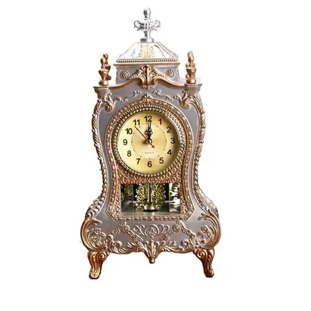 Clock Desk Clocks Vintage Table Retro European Decor Style Wall Decorative Grandfather Antique