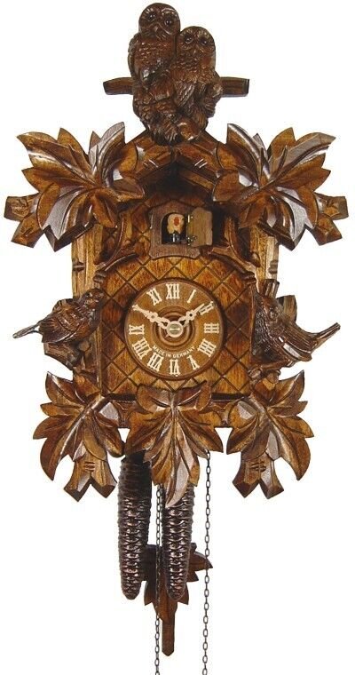 Cuckoo Clock 2 Owls 1.8511.01.P NEW