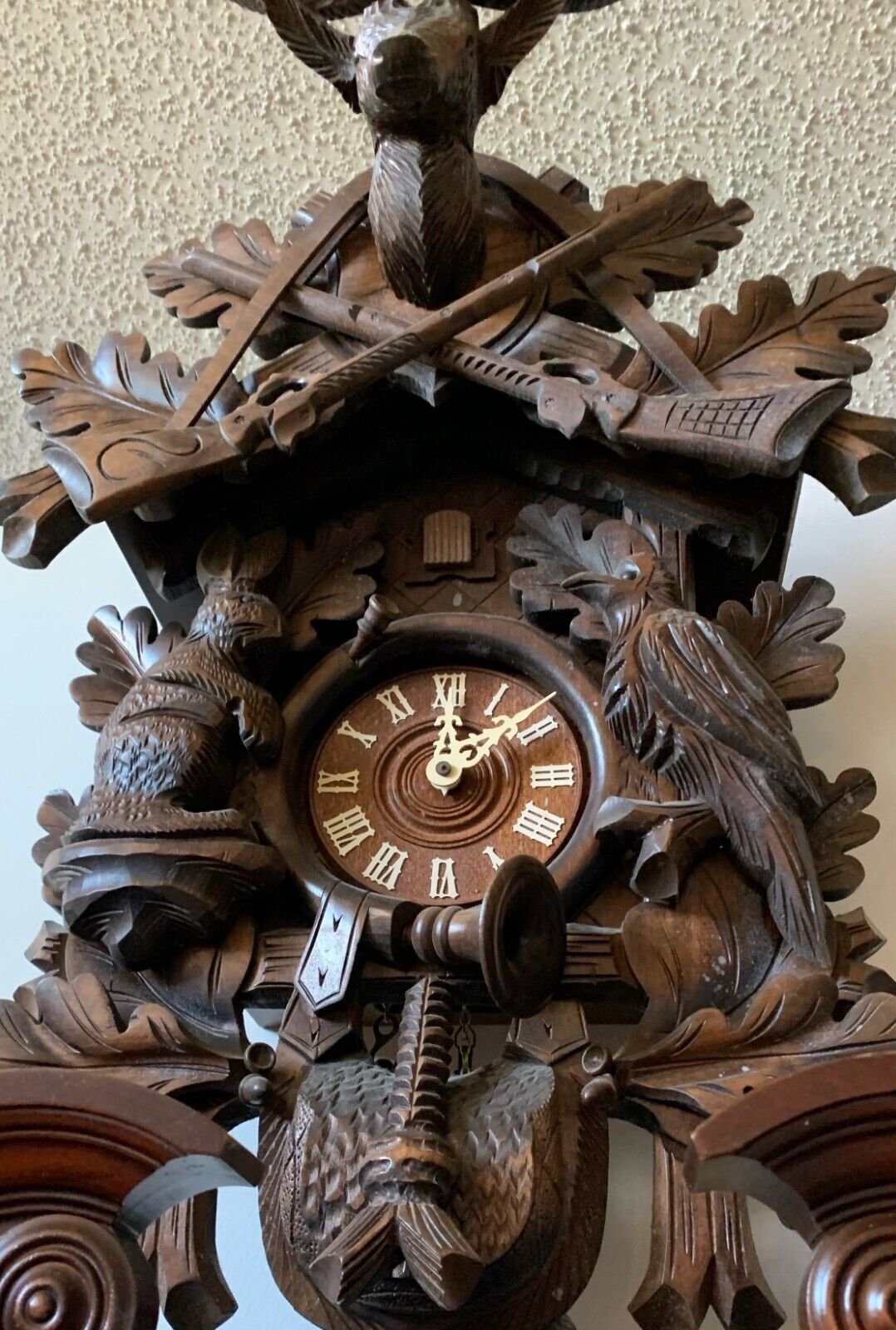 Cuckoo Clock from Germany with live animals