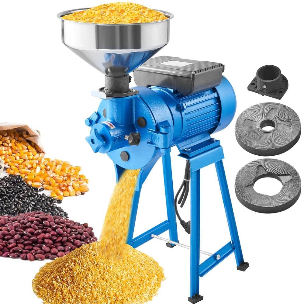 Electric Grain Mill Grinder, 1500 W 110-Volt Spice Grinders, Commercial Corn Mill,...