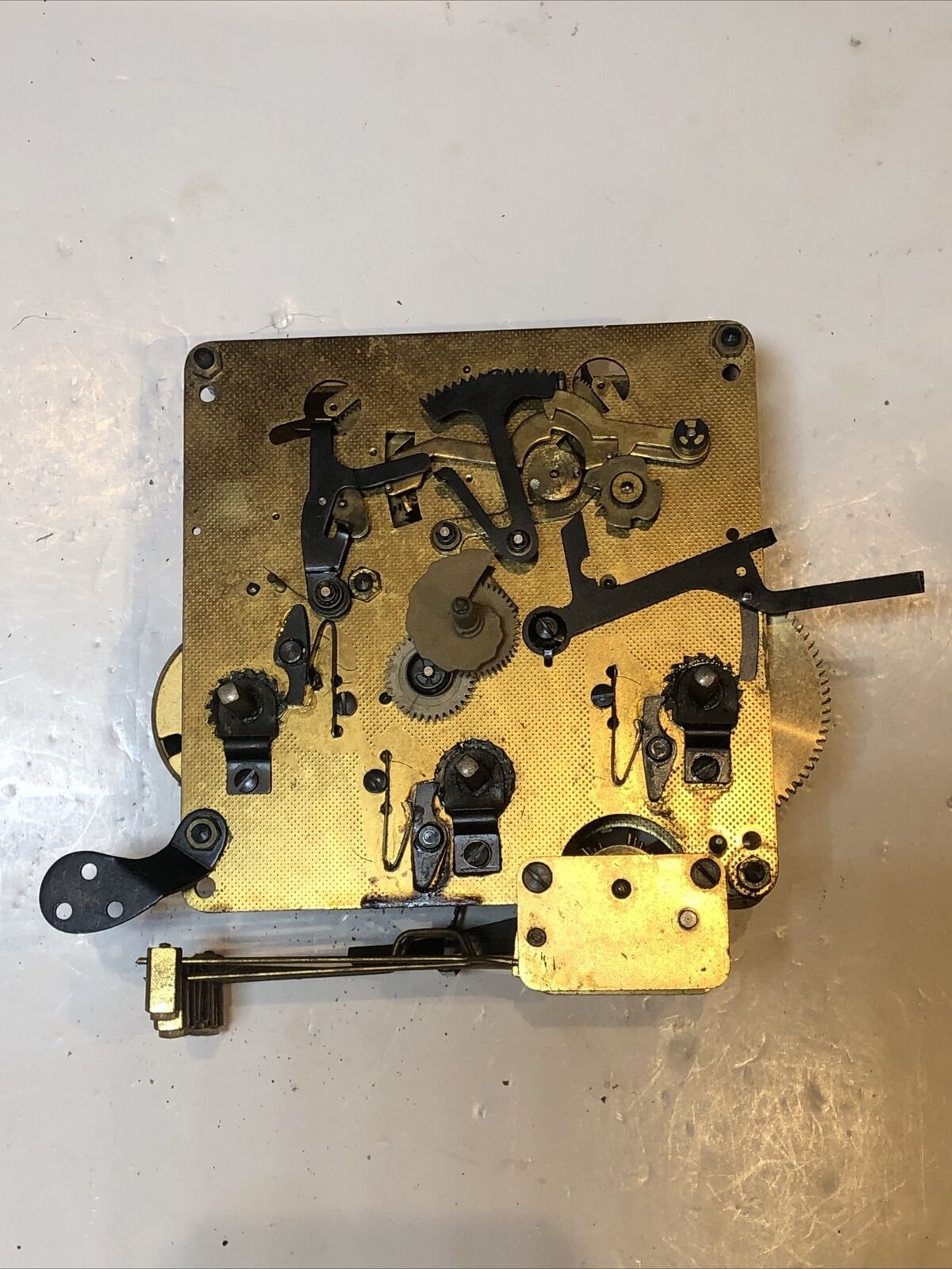 German 1051-020 45cm Jewels Unadjusted 45cm Cuckoo Clock Movement (Untested) (W)