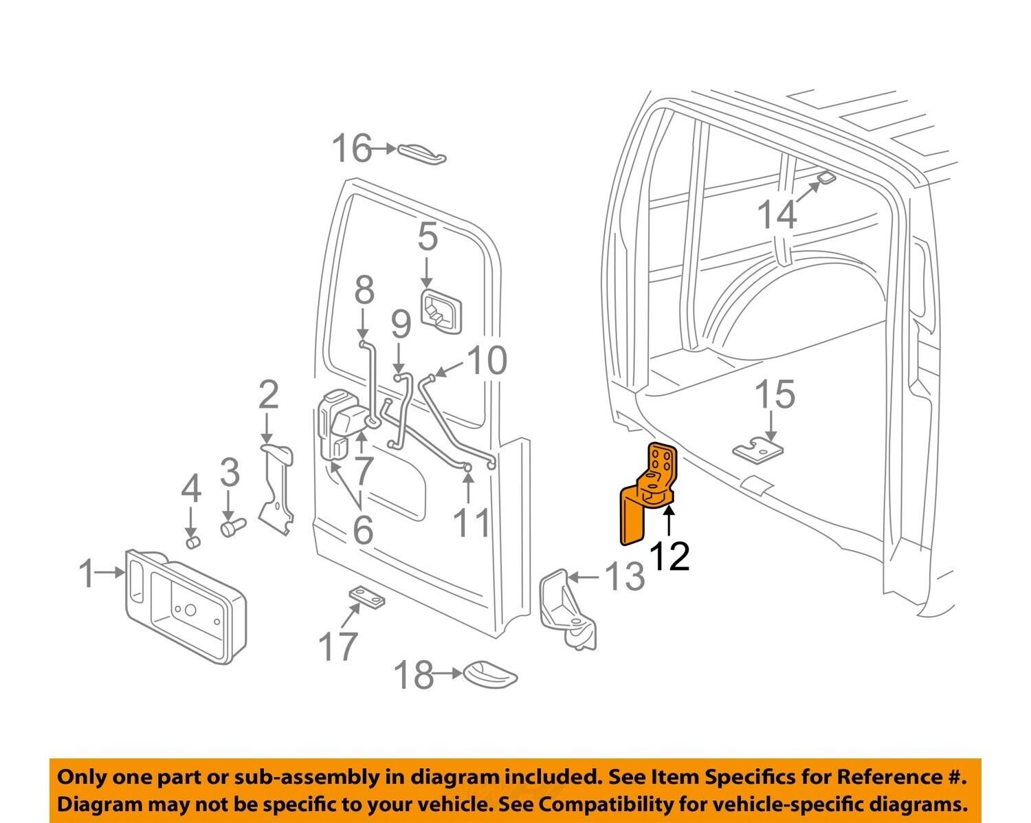 GM OEM Back Door-Upper Hinge 15994452