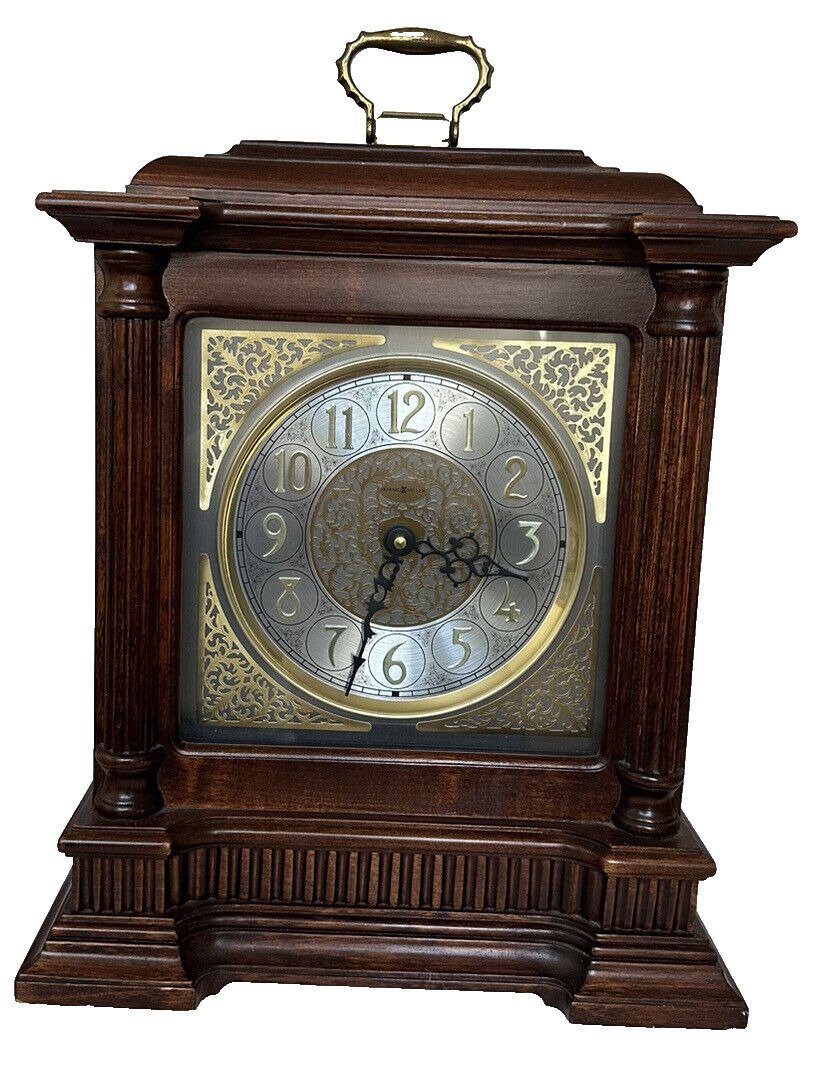 HOWARD MILLER AKRON BRACKET STYLE 635-125 CHIMING MANTEL CLOCK