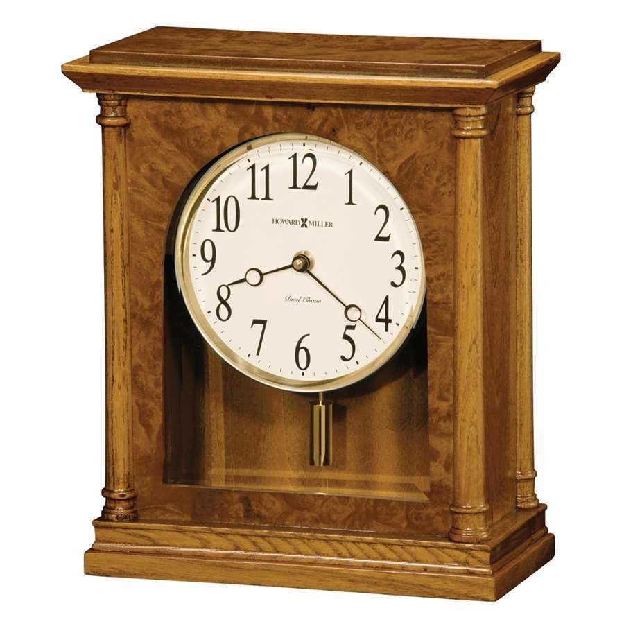 Howard Miller Carly Mantle Clock, Golden Oak - 635132