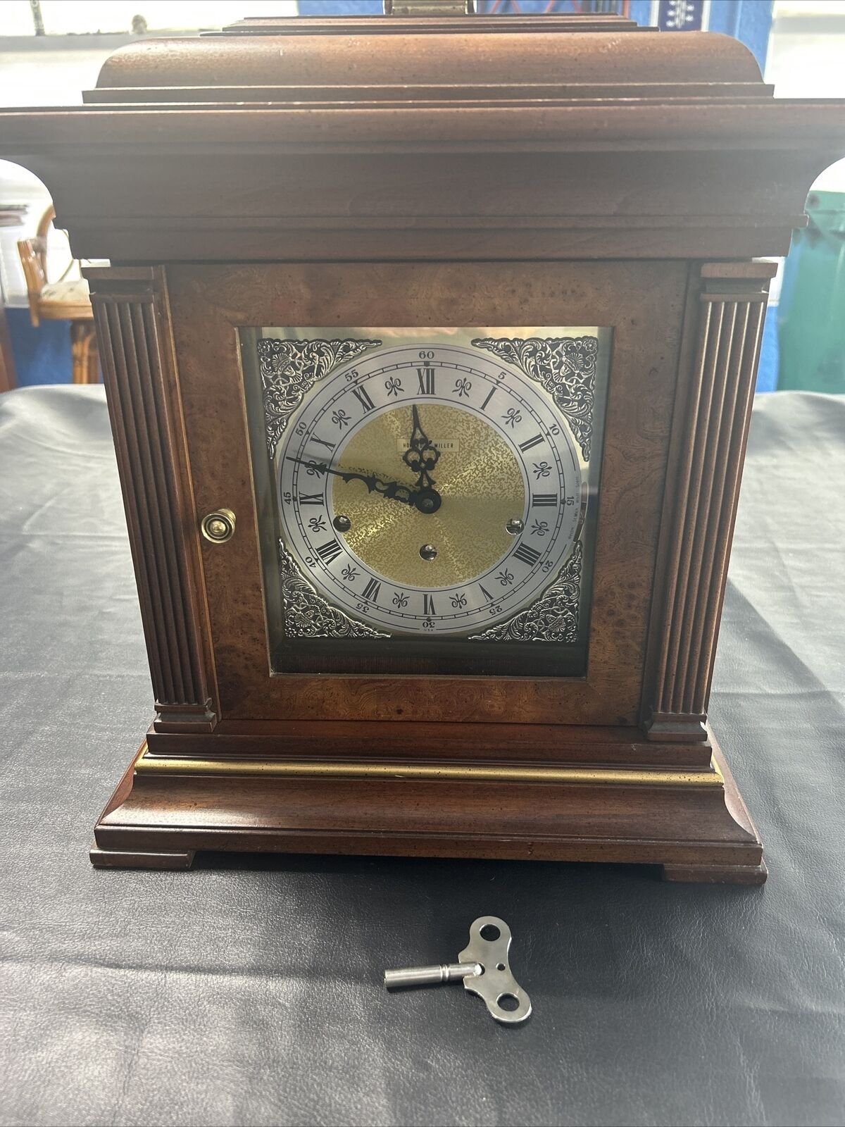 Howard Miller Mantel Clock 8 Day Triple Chime 612-436 With Key