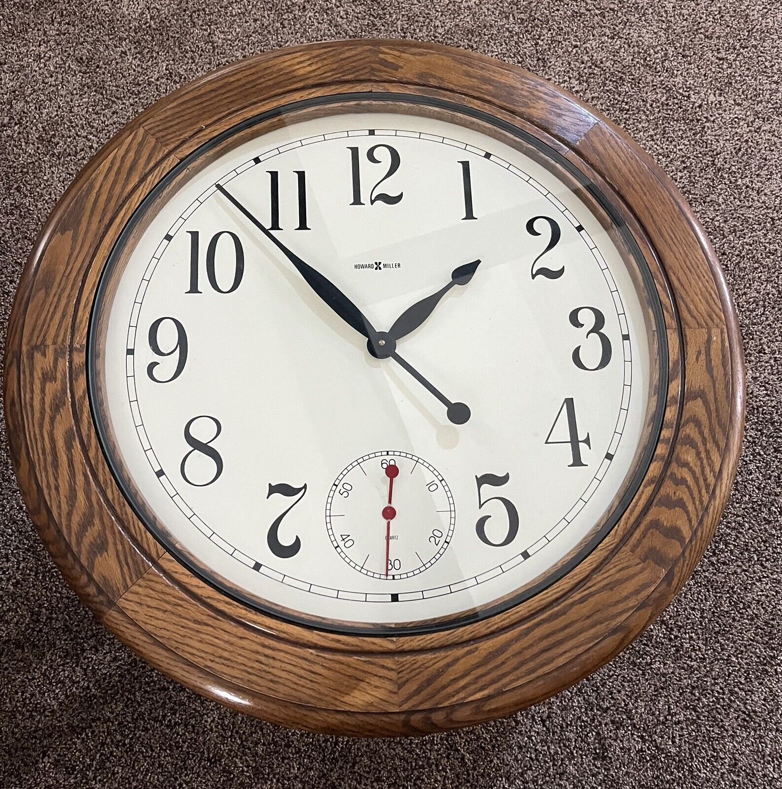 Howard Miller side table clock