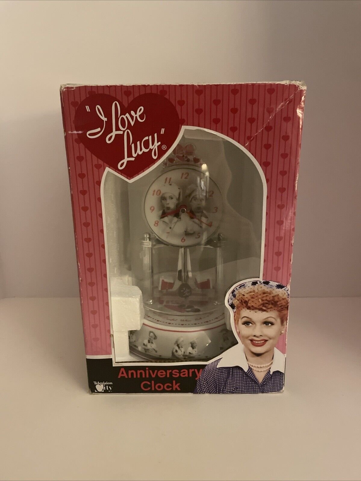 I Love Lucy Anniversary Clock New Open Box 2011