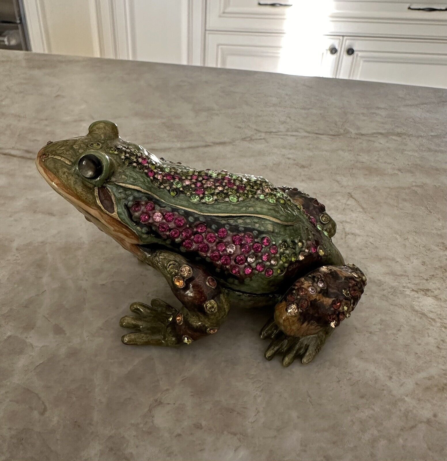 Jay Strongwater Frog Clock
