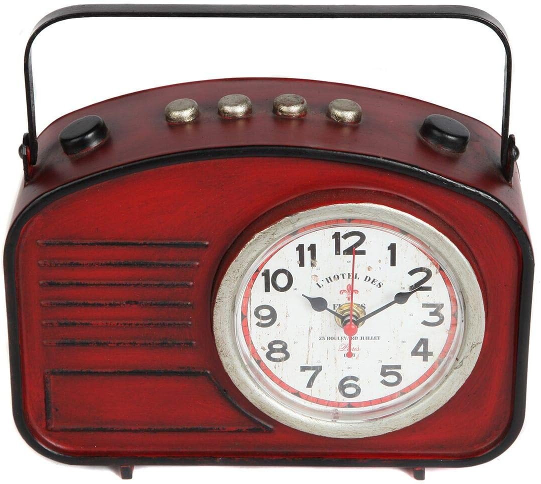 Best Red Distressed Mantel Clocks