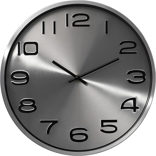 Best Imports Aluminum Wall Clocks