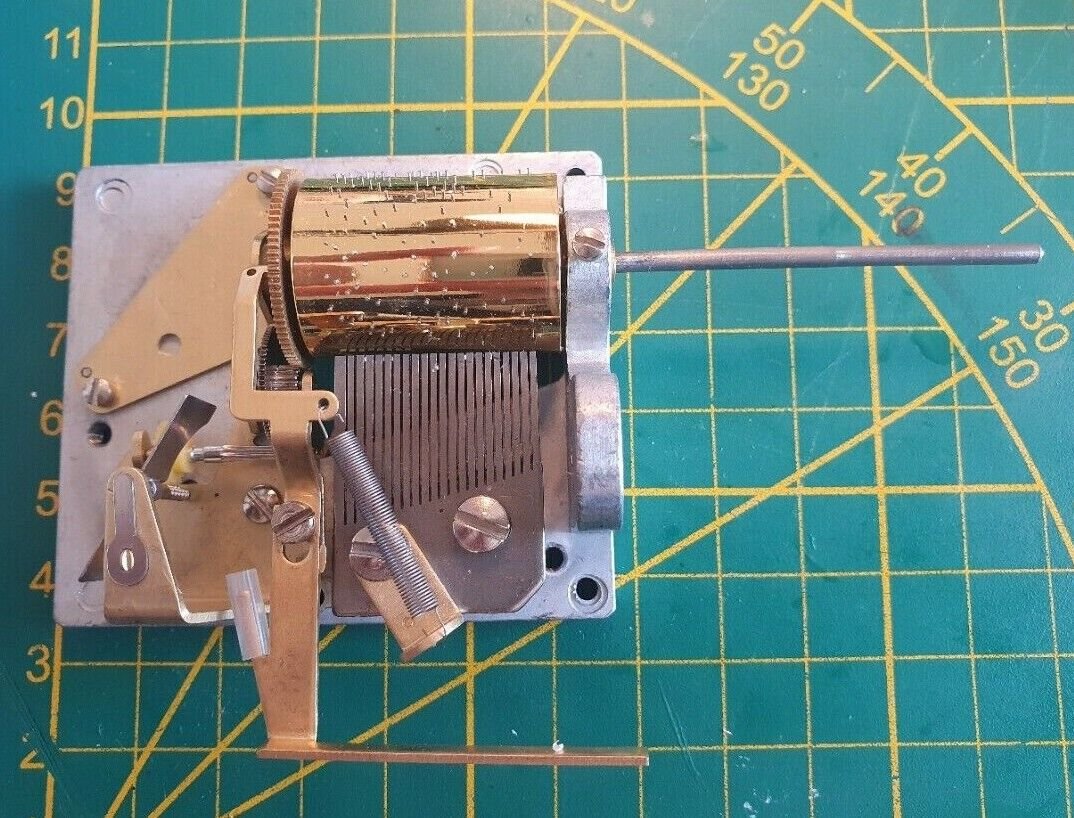 New Music Box for 1 day cuckoo clocks, 2 melodies, . 22 tunes