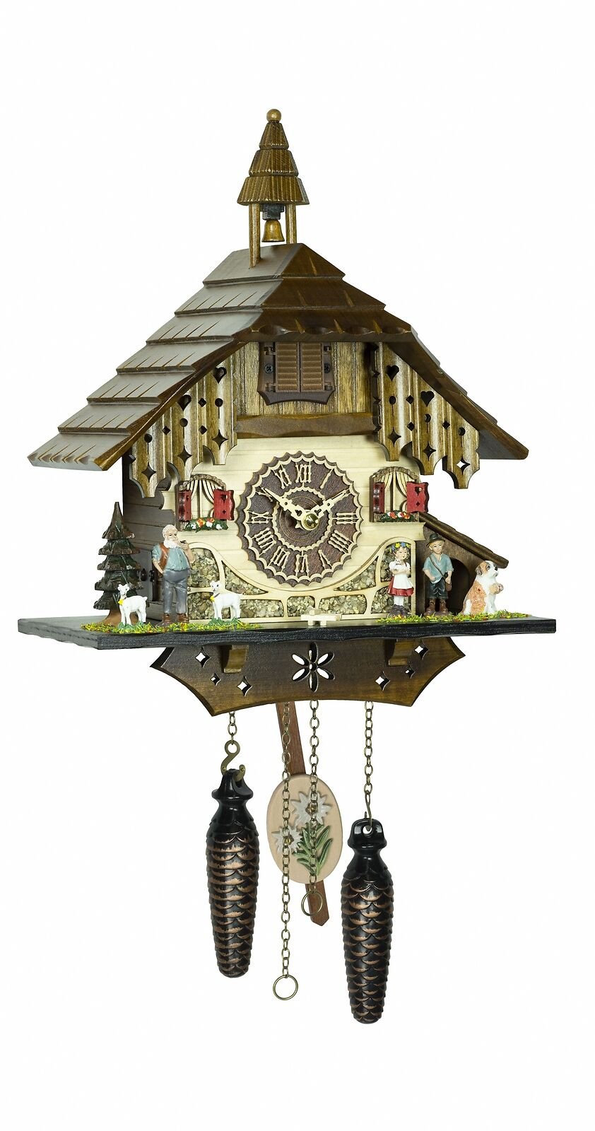 Quartz Cuckoo Clock Heidi with music TU 4248 QM NEW