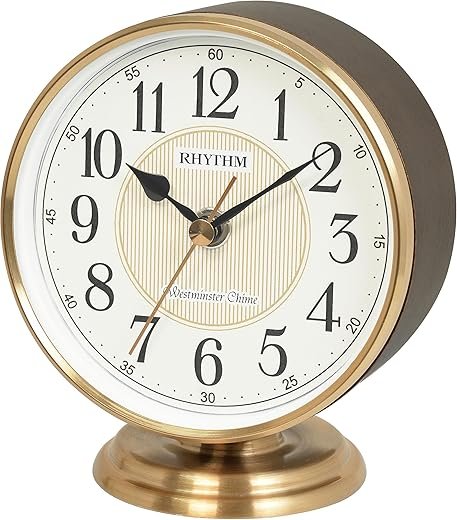 Rhythm CRH268NR06 Wooden Table Clock