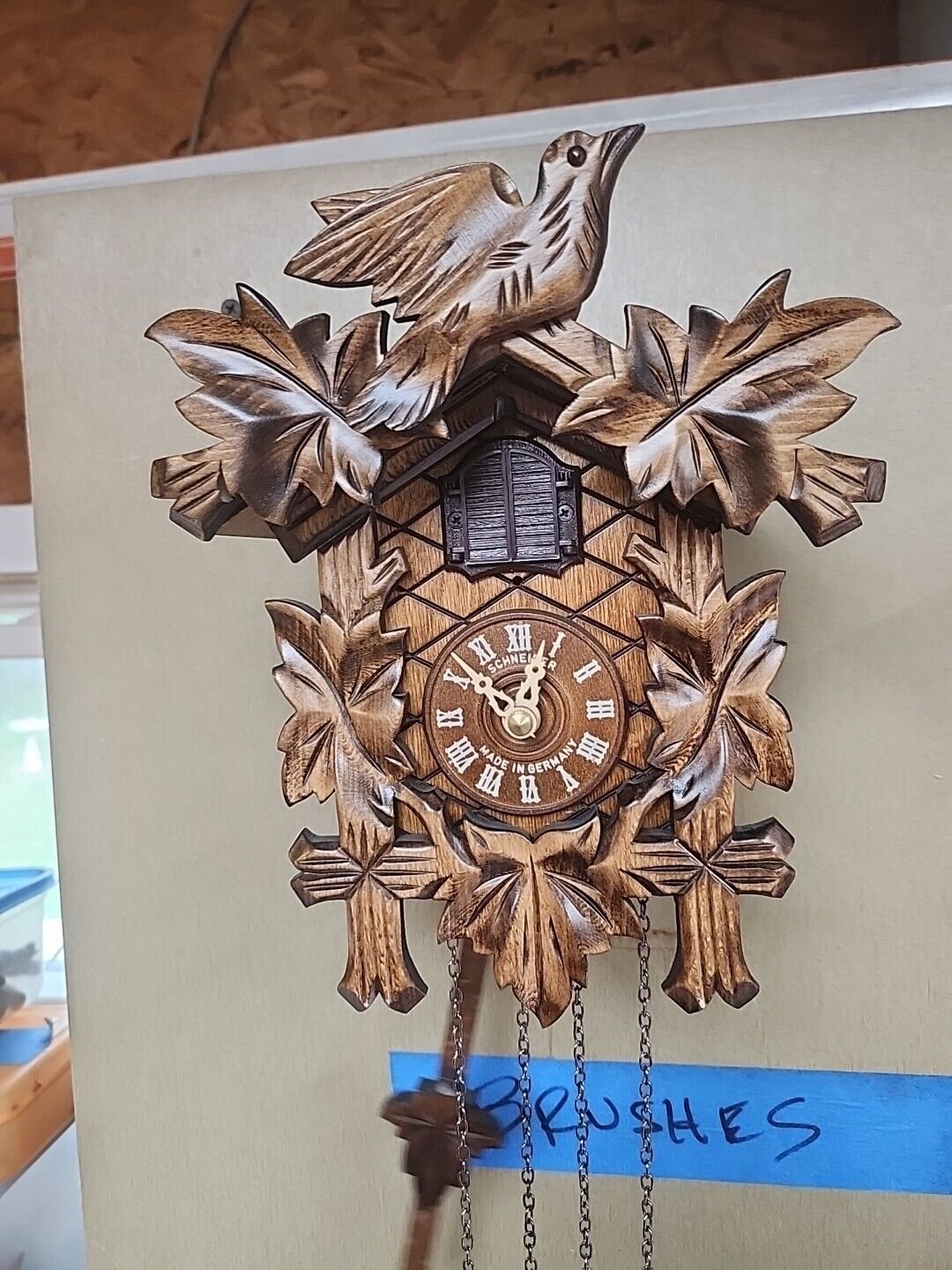 schneider battery powered cuckoo clock