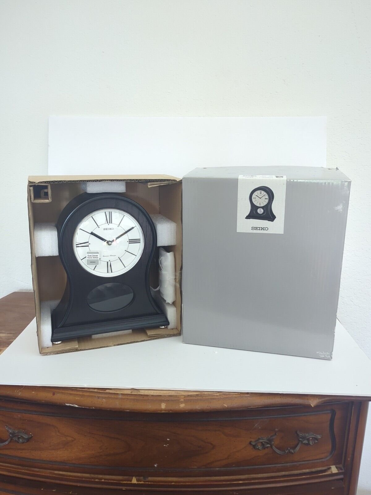 SEIKO James Rounded Mantel Chime Clock