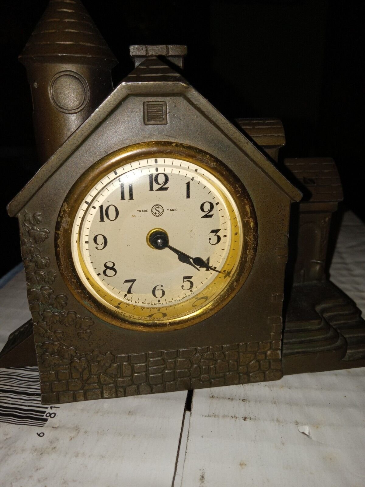 Seiko SEIKOSHA Japanese House Desk Clock, Rare. Vintage.