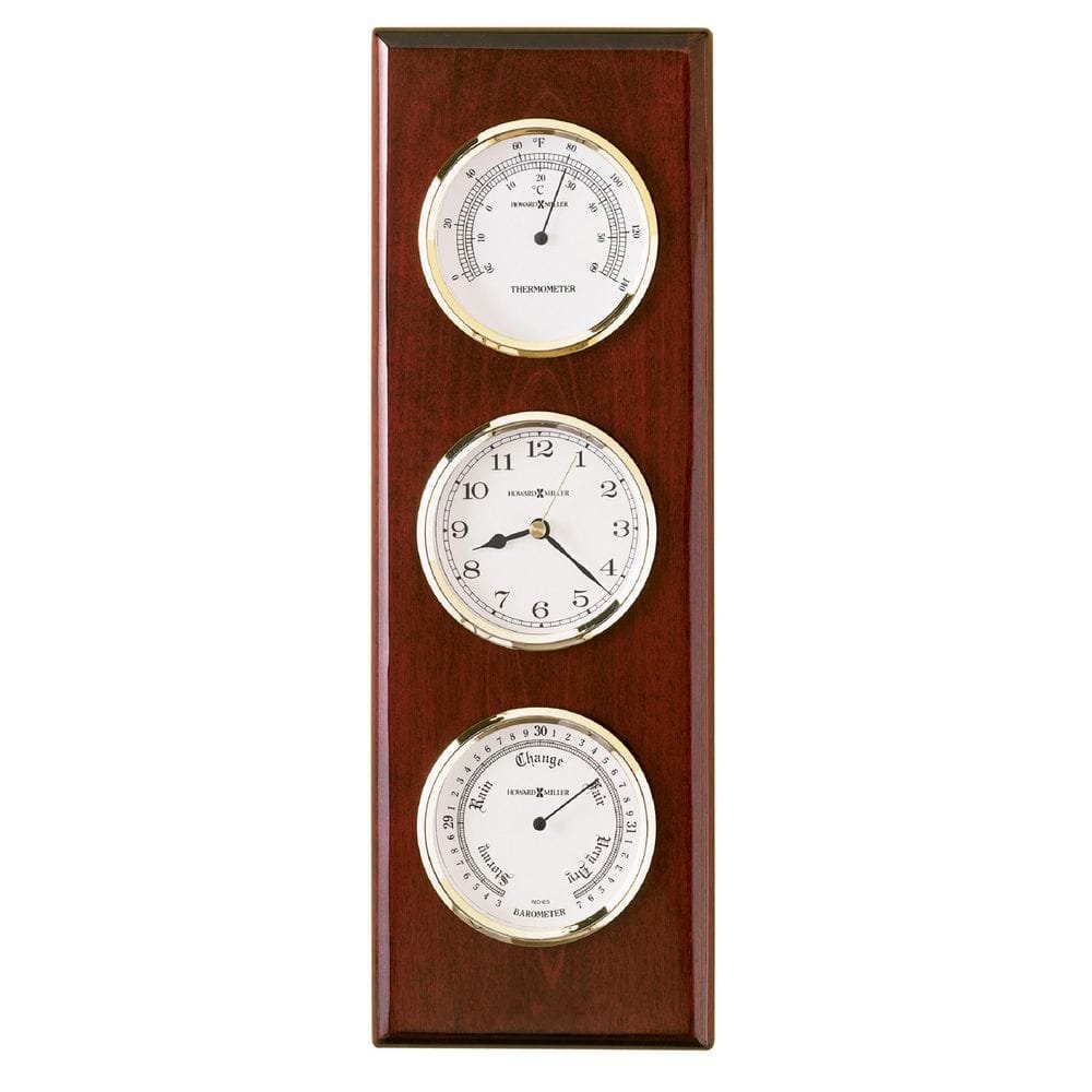 Shore Station Brown Wall Clock