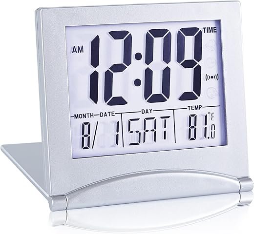 Best Silver Led Travel Alarm Clocks