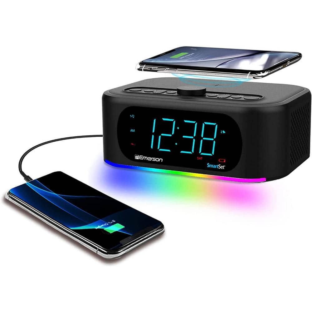 SmartSet 7-Color Bluetooth Speaker - 10W Stereo Sound, 15W Wireless Charging, and...
