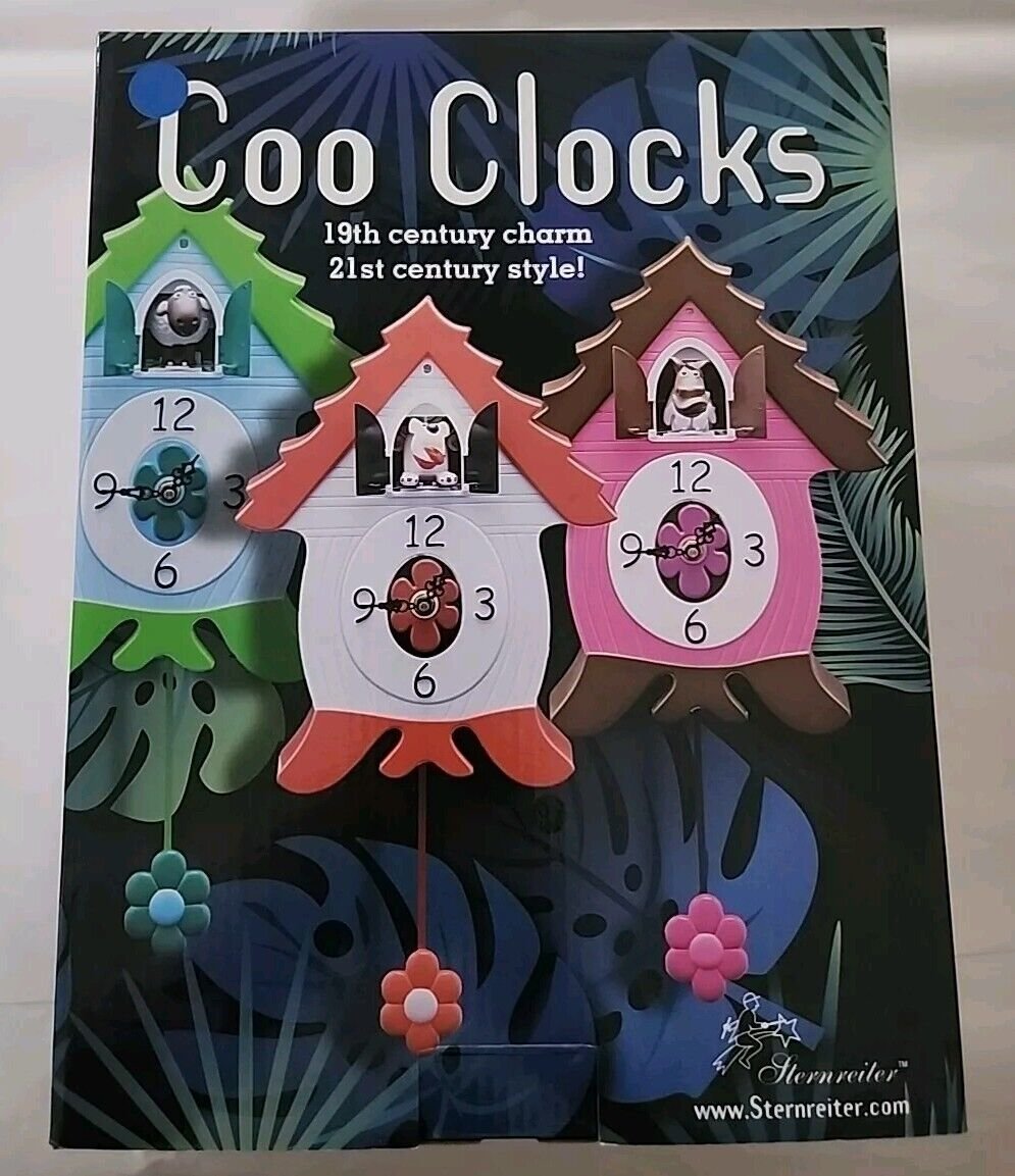 Sternreiter Coo Clock BarkCoo Clock NIB RARE FIND!