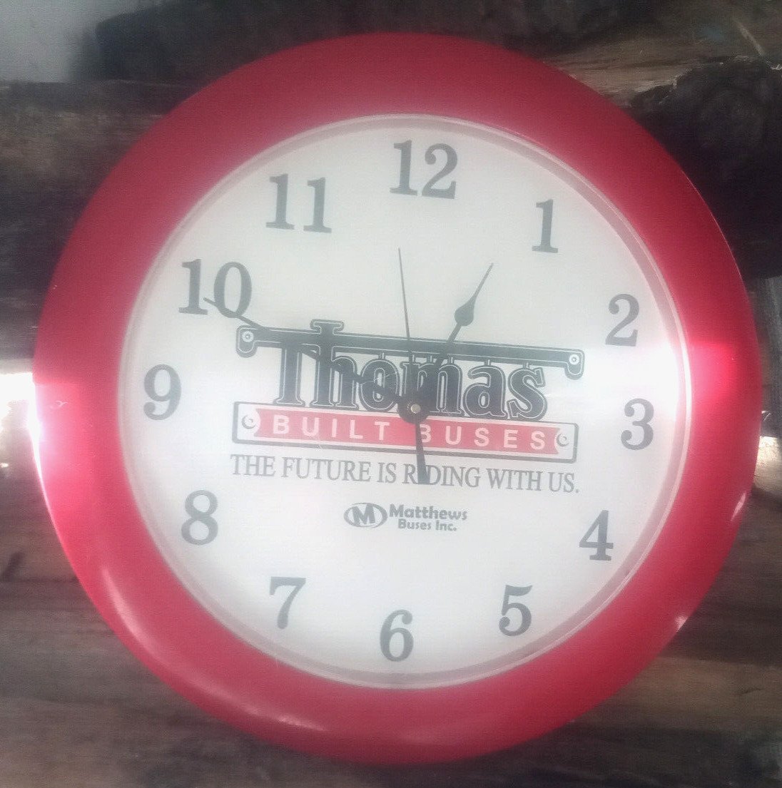 Thomas Built Buses Quartz Wall CLOCK~School bus~Mathews~The Future is Riding