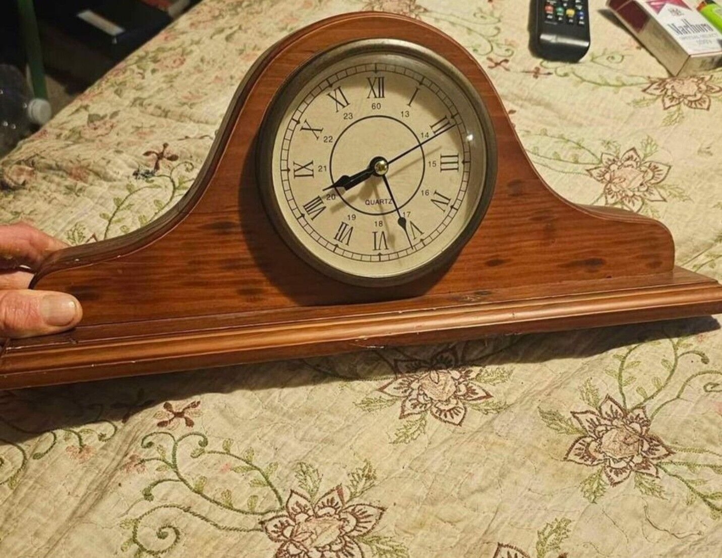 Vintage Quartz Mantle Clock