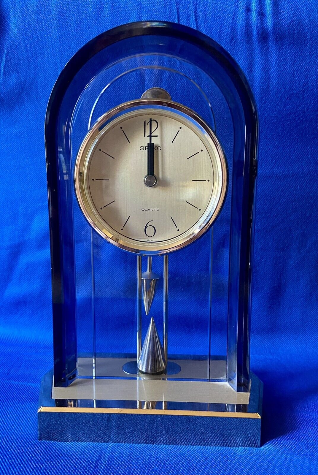 VINTAGE Seiko Japan Quartz Pendulum Mantle/Table Clock QPW146K LQQK