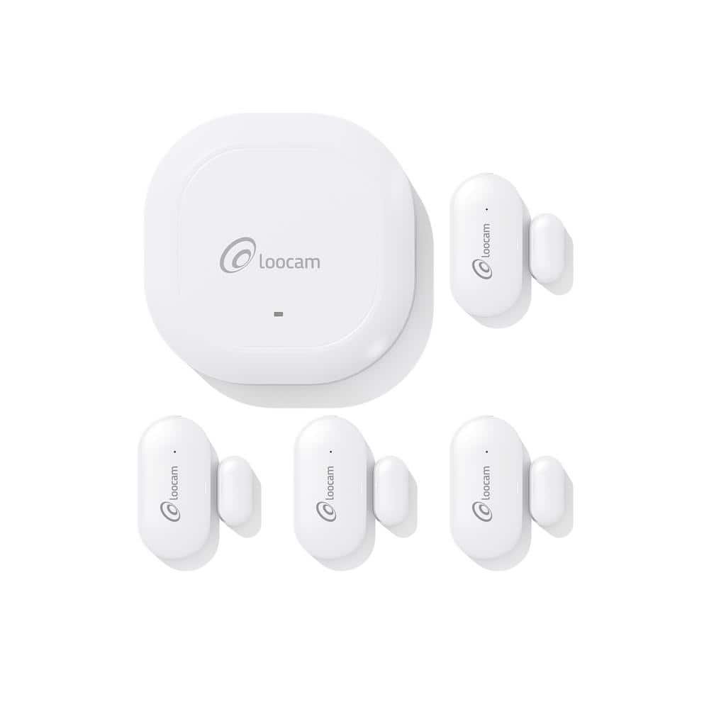Wireless Home Security Alarm System 5 Piece, 1 Smart Hub, 4 Door...